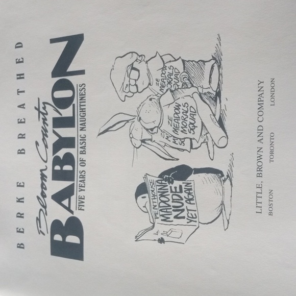 3/$15 Bloom County Babylon Five Years of Basic Naughtiness Opus Paperback Book - Picture 5 of 17